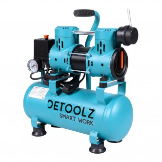Compresor de aer, fara ulei, 880W, 9L, Detoolz DZ-C265